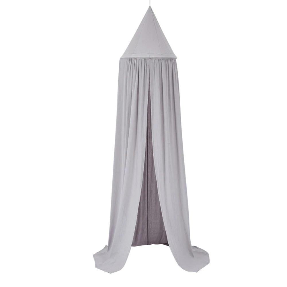 2020 Summer Mosquito Net Children Baby Bed Canopy Cotton Round Hung Dome Tent Girls Room Decoration | Дом и сад