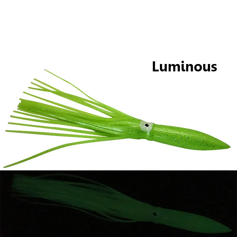 Мягкая рыболовная приманка в виде большого осьминога 1 шт. 300 мм/11 8 дюйма юбки