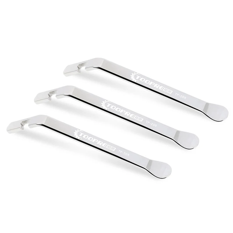 

TOOPRE 3x Bicycle Bike Tire Lever Iron Tyre Pull Out Change Tool Metal Crowbar