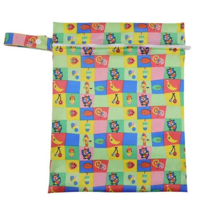 

Wet Dry Bag Waterproof Reusable Cloth Diapers Carrying Storage Travel Organizer E65D