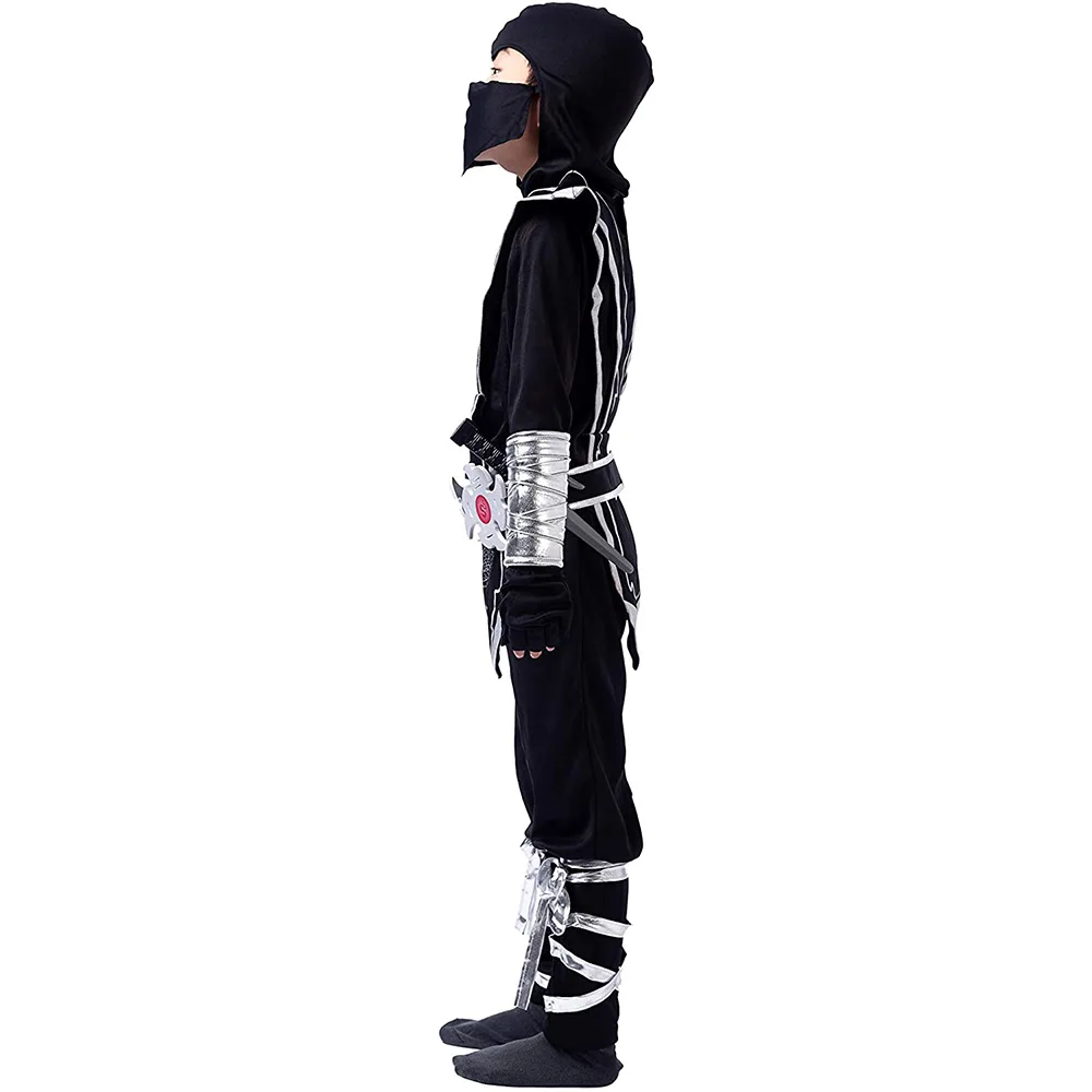 Костюм ниндзя для мальчиков детские костюмы серебряного дракона Детский