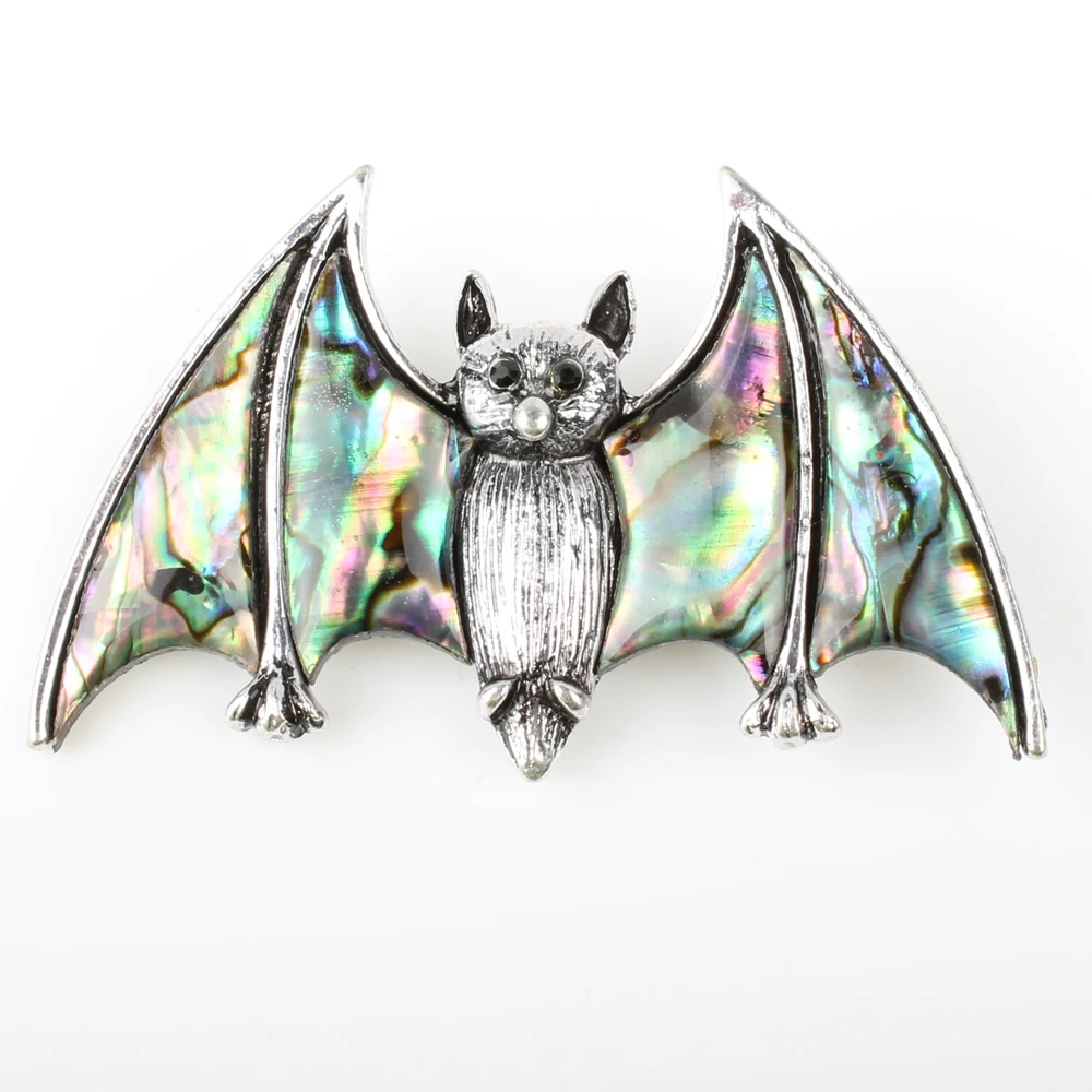 

Natural Abalone Shell Brooch Bat Shape Brooch Jewelry Making Handmade DIY Jewelry Accessories