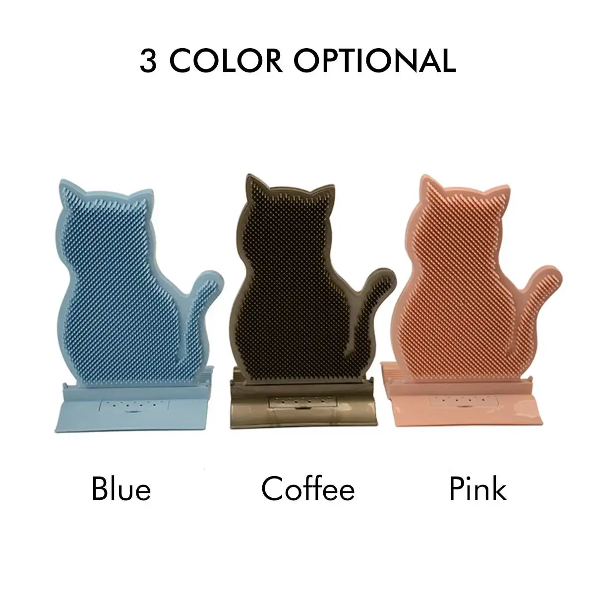 

2 IN 1 Detachable Cats Brush Corner Cat Massage Self Grooming Comb Brush With Catnip Cat Rubs the Face with a Tickling Comb