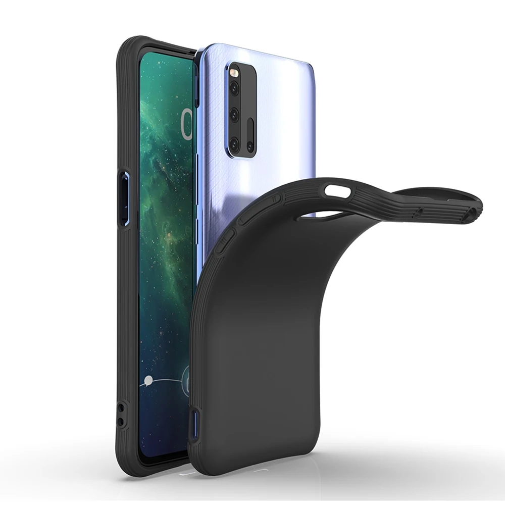 Оригинальный жидкий тонкий ТПУ карамельного цвета для VIVO IQOO 3 5G IQOO3 2020 простой