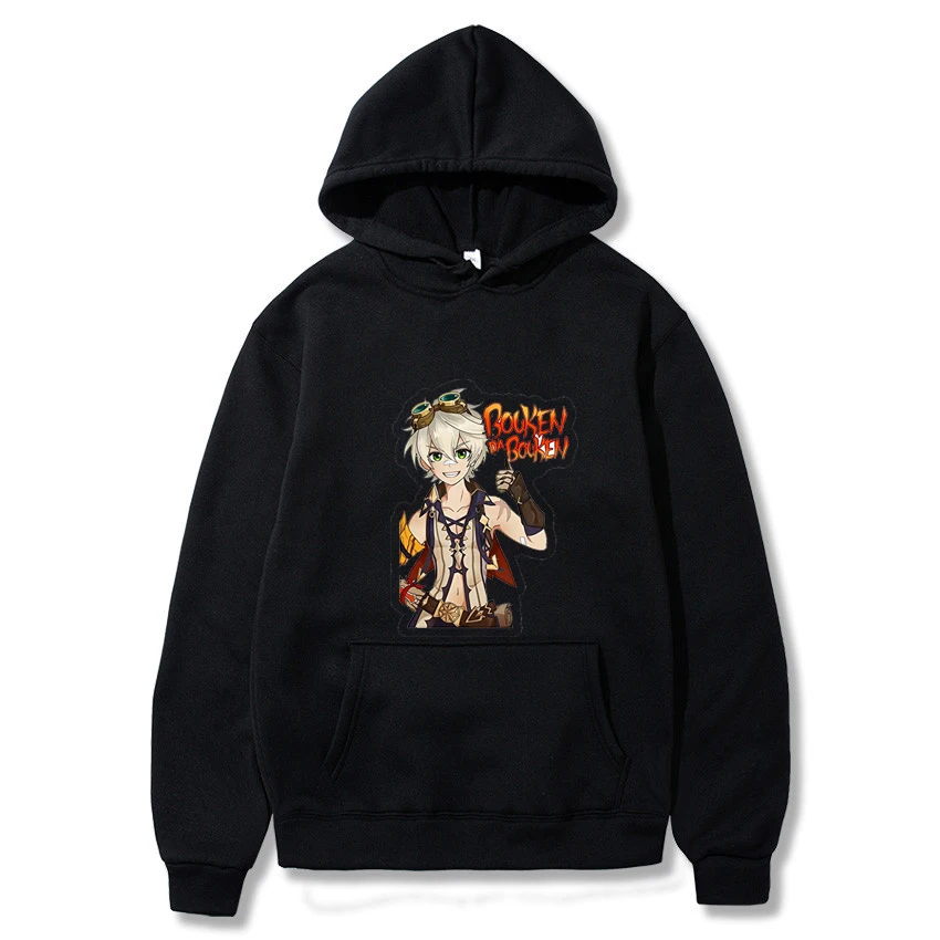 

Genshin BENNETT Printed Hoodie Men Women Hoodies Oversized Streetwear Sweatshirts Harajuku Tracksuits Kpop Boys Unisex Clothing