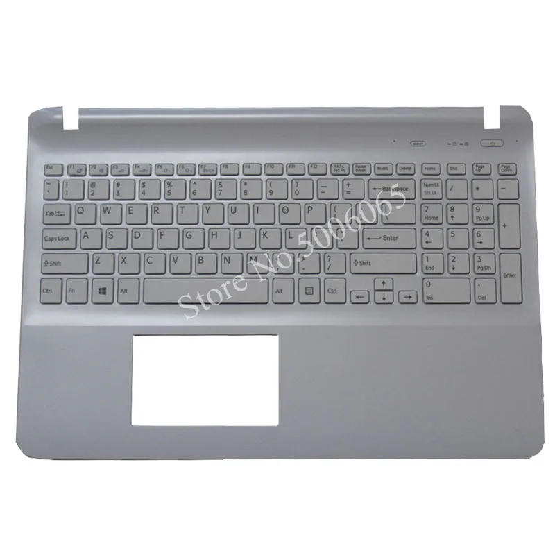 Американская Клавиатура для ноутбука sony Vaio SVF152A29M SVF152a29u белая клавиатура без сенсорной клавиатуры