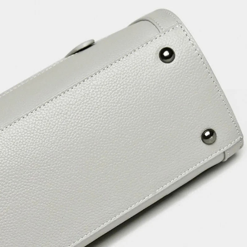 

Elegant Office Ladies Leather Handbag Fashion Women Cowhide Shoulder Bags Large Capacity Business Work Packing Crossbody Bag