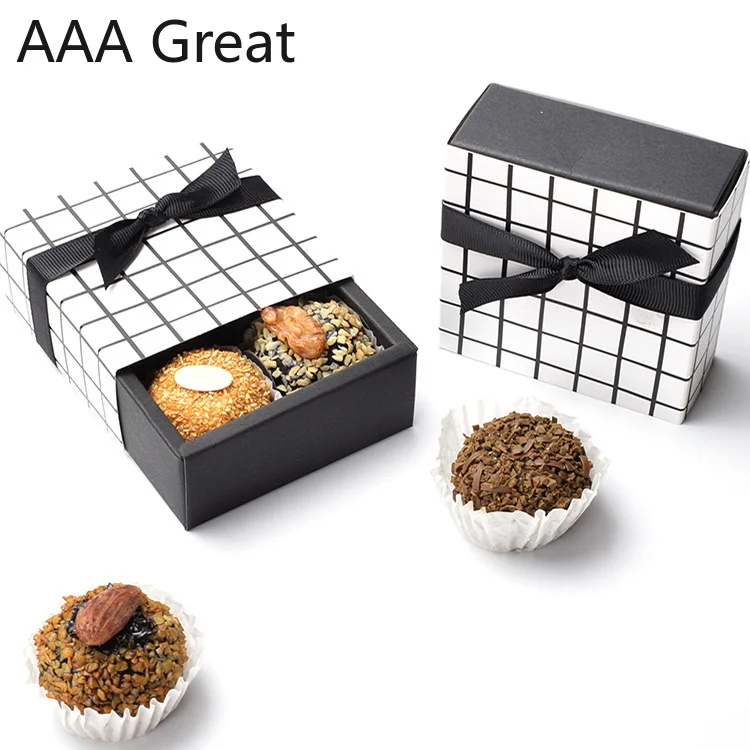 50 шт./лот бумажная коробка для конфет фестиваля средней осени Подарочная Луны