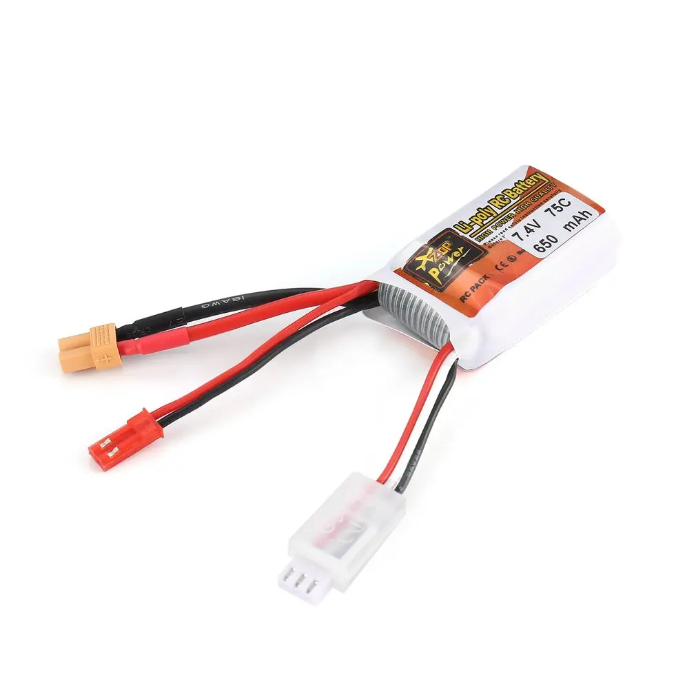 Горячее предложение! Распродажа! ZOP power 7 4 V 650mAh 75C 3S 1P RC Lipo батарея JST XT30 вилка
