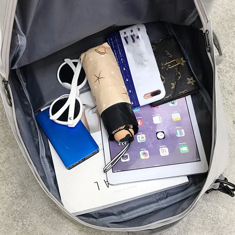 

High School Student Schoolbag Multifunctional Large-Capacity Oxford Cloth Backpack Men and Women Outdoor Travel Bag