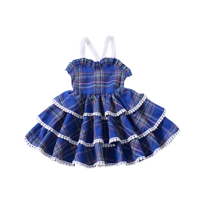 Baby Girl Clothes Girls Dress Cute Kids Casual Wear Cotton Sleeveless Party Princess Layered Top Toddler Dresses | Детская одежда и