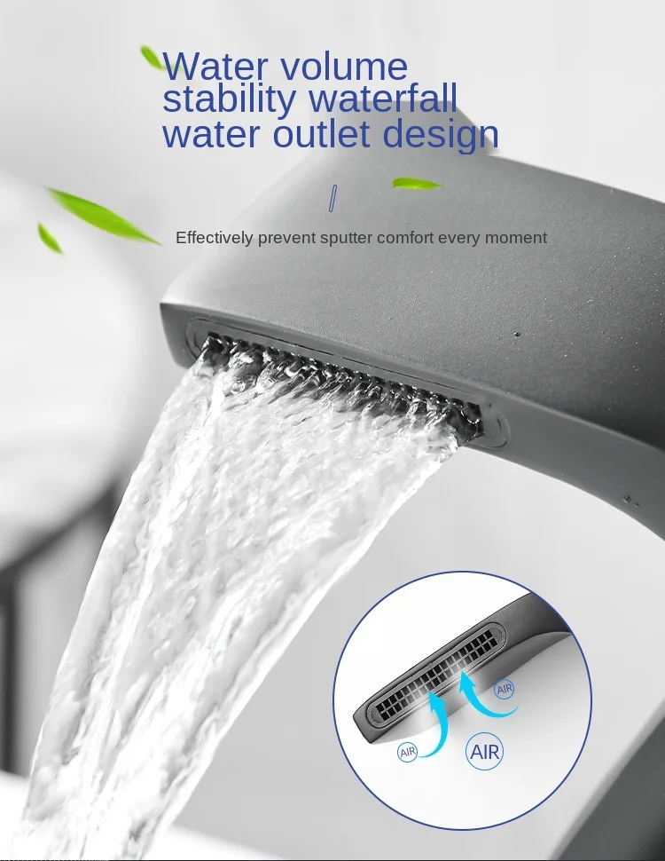 

Basin Faucet Modern Black Bathroom Mixer Tap Brushed Gold/Nickel/Chrome Wash basin Faucet Hot and Cold Sink Faucet New