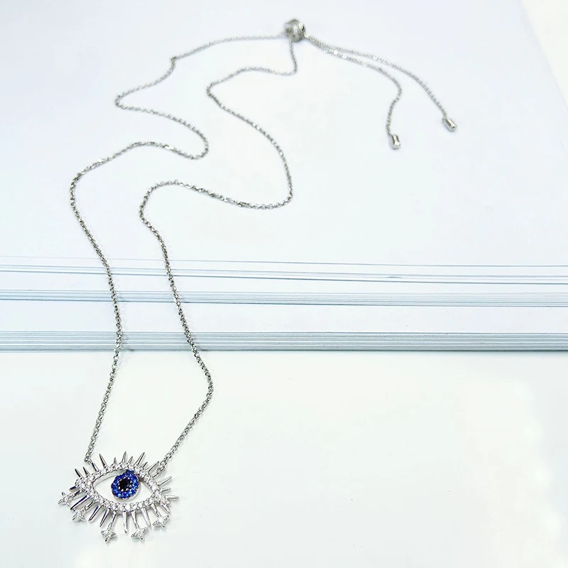 Модное Очаровательное ожерелье из стерлингового серебра копия 1:1 желтое серебро