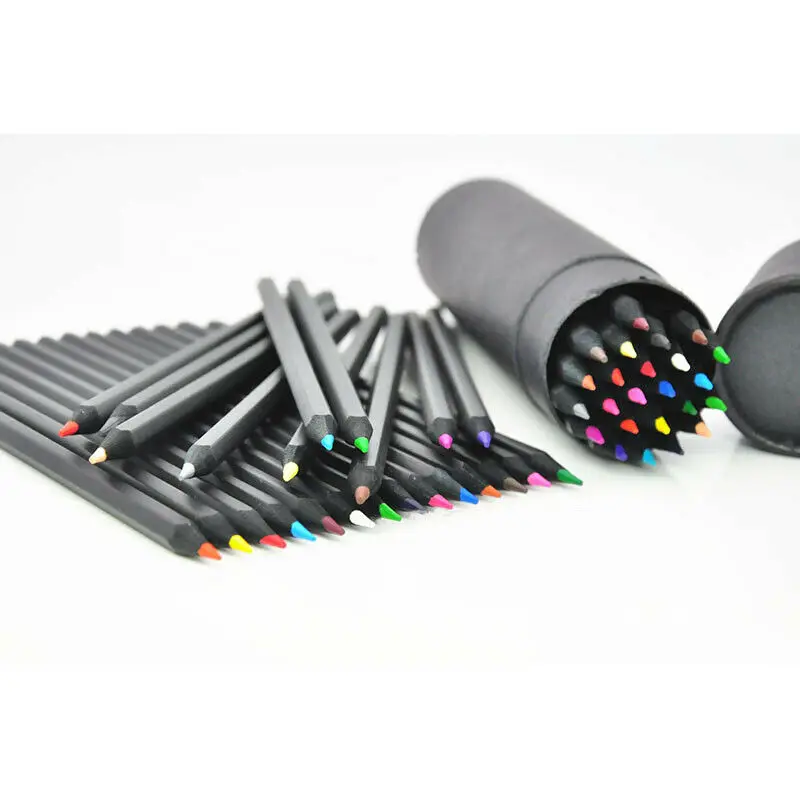 

Масляные художественные карандаши для рисования эскизов, 24 цвета, подарок для детей PUO88