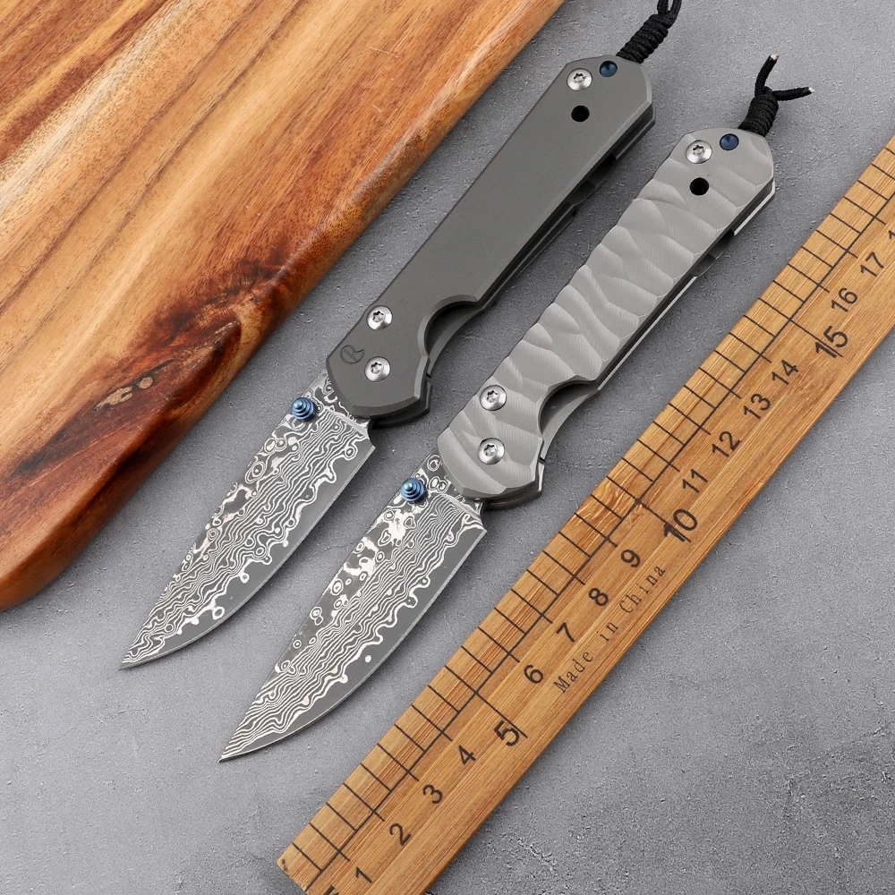 Тактический маленький складной нож Sebenza ручной инструмент из дамасской стали с