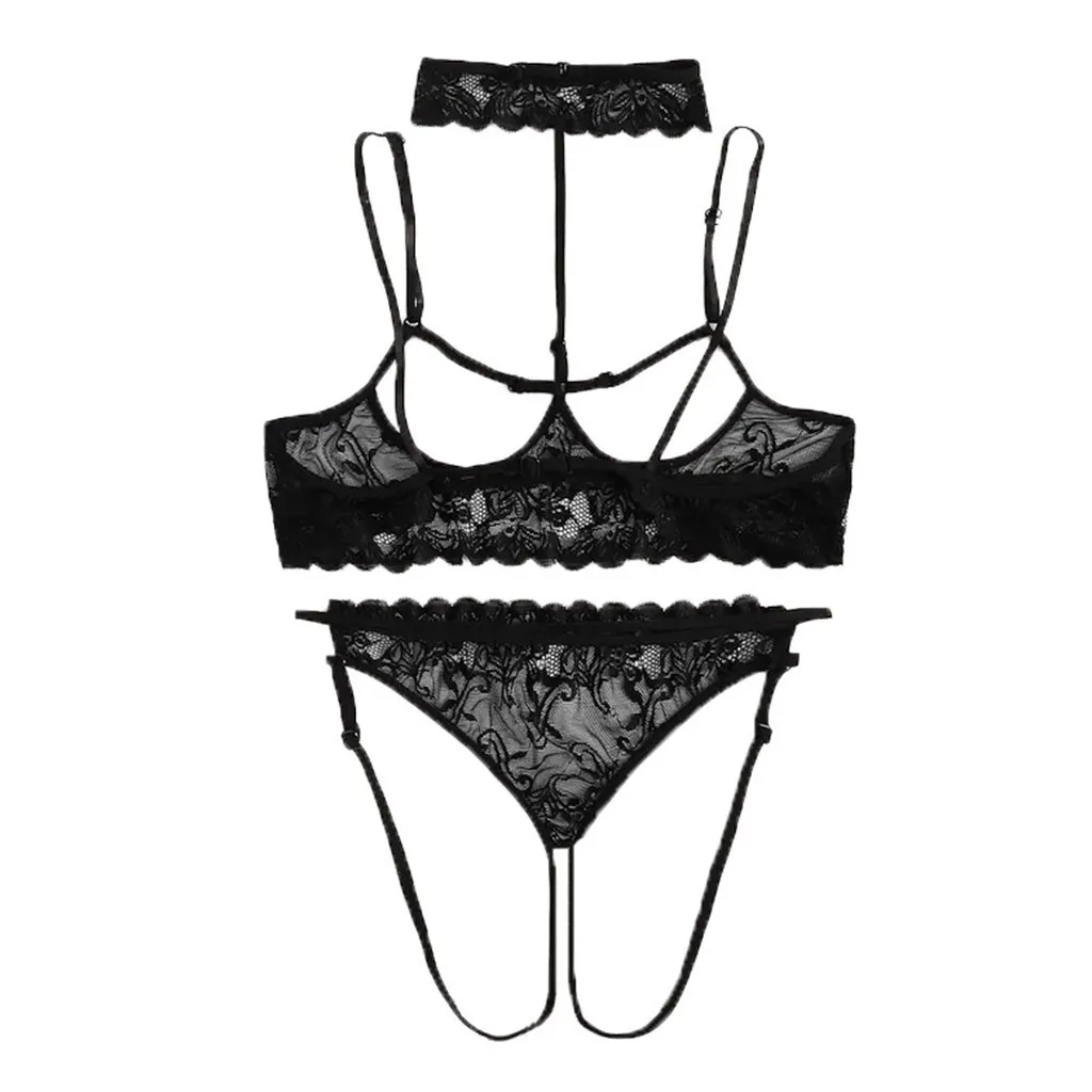 Сексуальное женское нижнее белье Babydoll Порно размера плюс кружевной Эротический