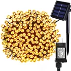 Уличная Рождественская гирлянда на солнечной батарее, 10203050100 м