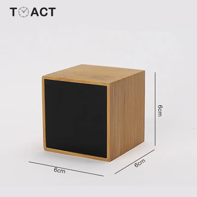 Светодиодный Будильник из 100% бамбука электронные часы с регулировкой