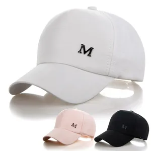 2021 version of the letter M baseball cap factory wholesale spring and summer men's outdoor sports caps women's sun-shading 2021 version of the letter M baseball cap factory wholesale spring and summer men's outdoor sports caps women's sun-shading
