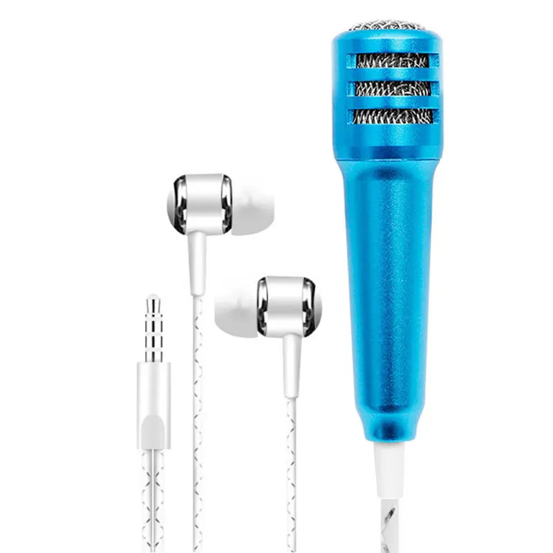 Портативный мини-микрофон для мобильного телефона корпус из алюминиевого сплава