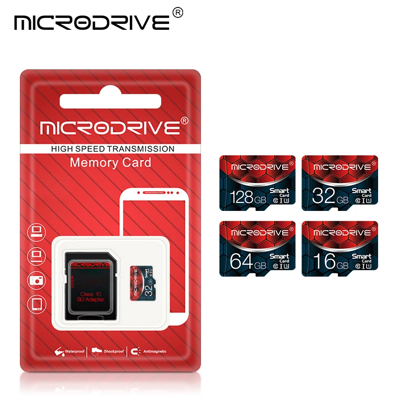 

Microdrive High speed Flash Memory Card 8GB 16GB 32GB Micro card 64GB 128GB Class10 SDHC/SDXC tarjeta micro sd Cartao de memoria