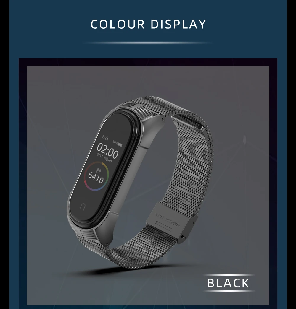 Для mi Band 4 ремешок в смарт-браслет для xiaom mi Band 4 металлический браслет для mi band 3 Srtap металлический Pulseira умные аксессуары