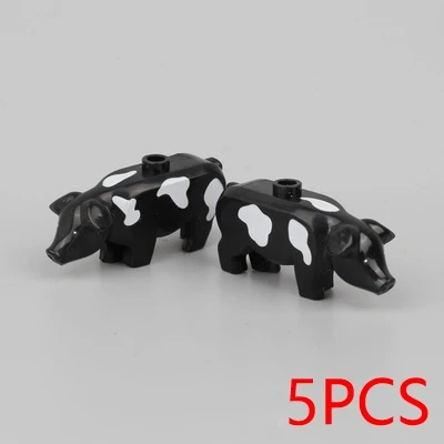 

Pig Animals Building Blocks Brick Horse Crocodile Gorilla Tiger Kids Toys Animal Lockings Figures Assemble