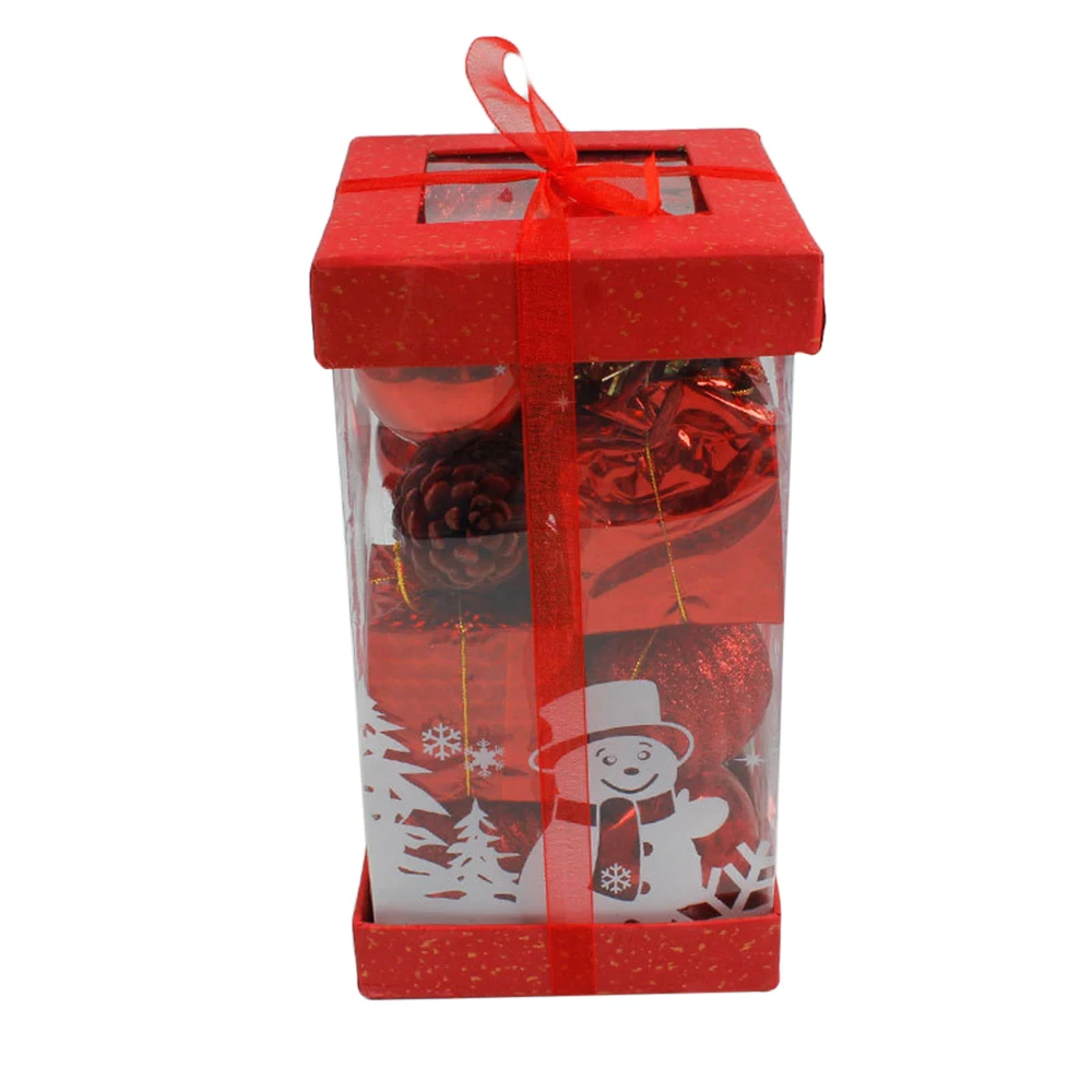 Сосновый конус Рождественский шар кулон набор Рождественская елка висячие