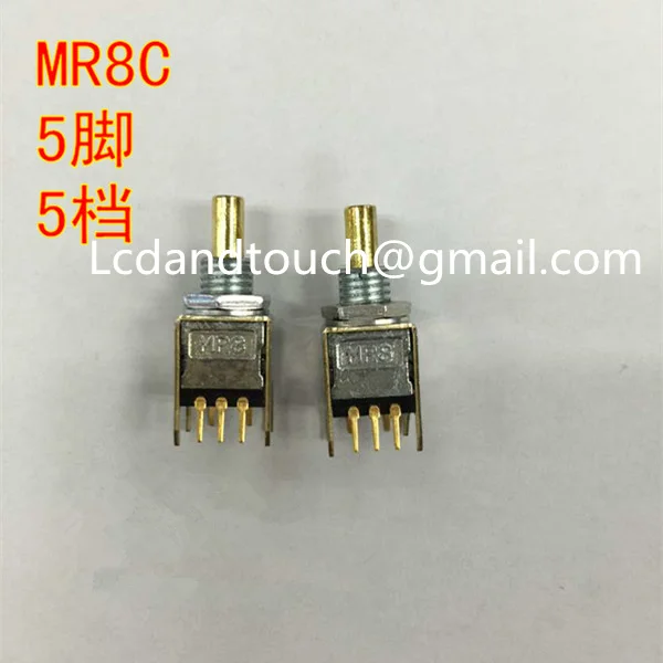 Оригинальный TOSOKU MR8 MR8C MR-8C 5-контактный переключатель для импульсного генератора