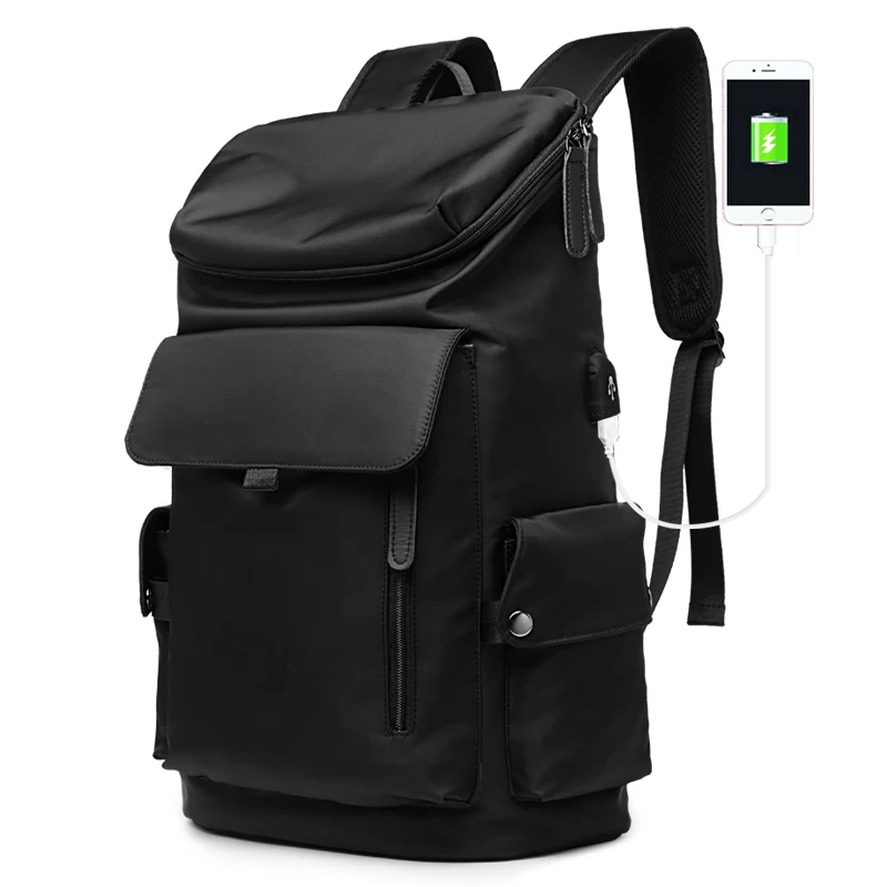 

17 inch Business Laptop Backpack Women Oxford Bags Men Travel Leisure Backpacks Casual Bag USB Charging School Bags For Teenager