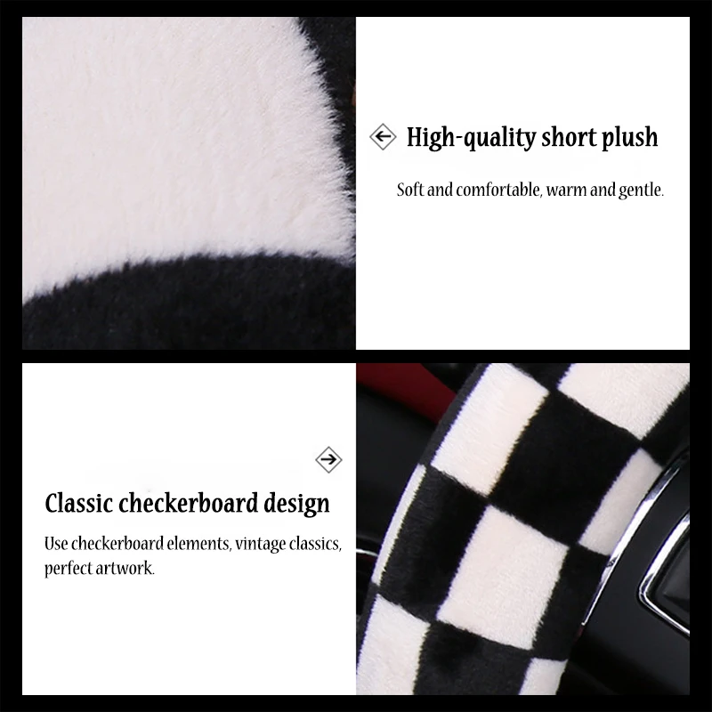 BOOMBLOCK четырехсезонный чехол на рулевое колесо для автомобиля Kia Rio 3 K2 Sportage Ceed Ford