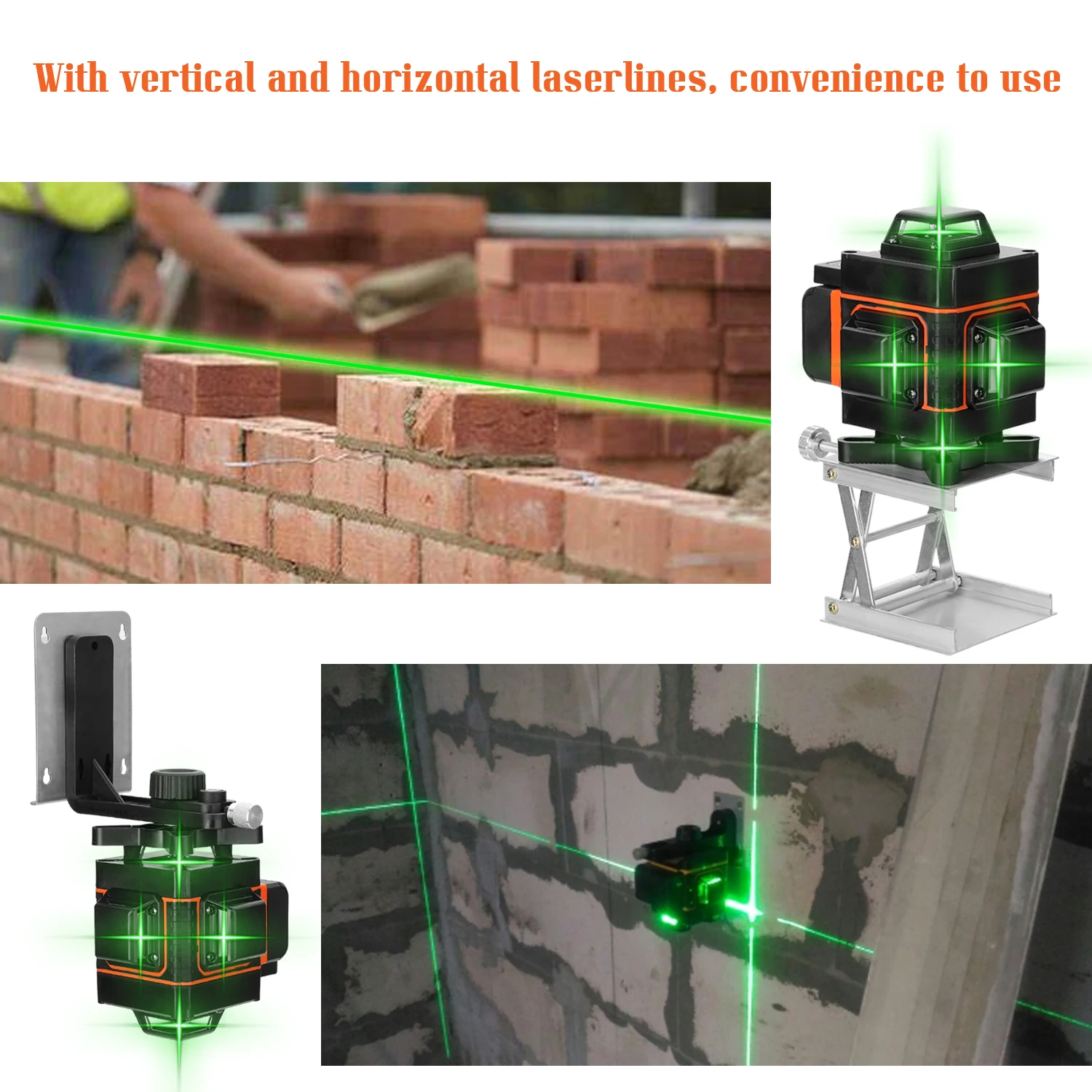 Многофункциональный лазерный уровень с 16 линиями 4D инструмент для лазерного