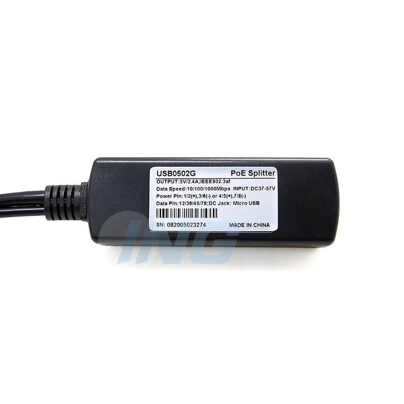Разветвитель PoE с Micro USB 5 В 100 А 10/1000 Мбит/с|Аксессуары для CCTV| |