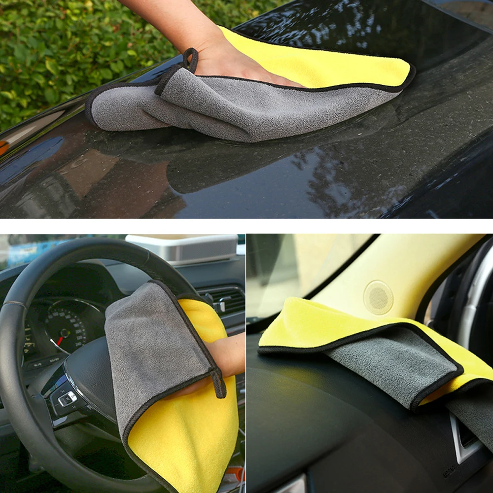

Microfiber Towel Car Microfiber Cloth Wash Towel Microfiber Cleaning Cloth Car Wash Drying Towel Auto Detailing Cleaning