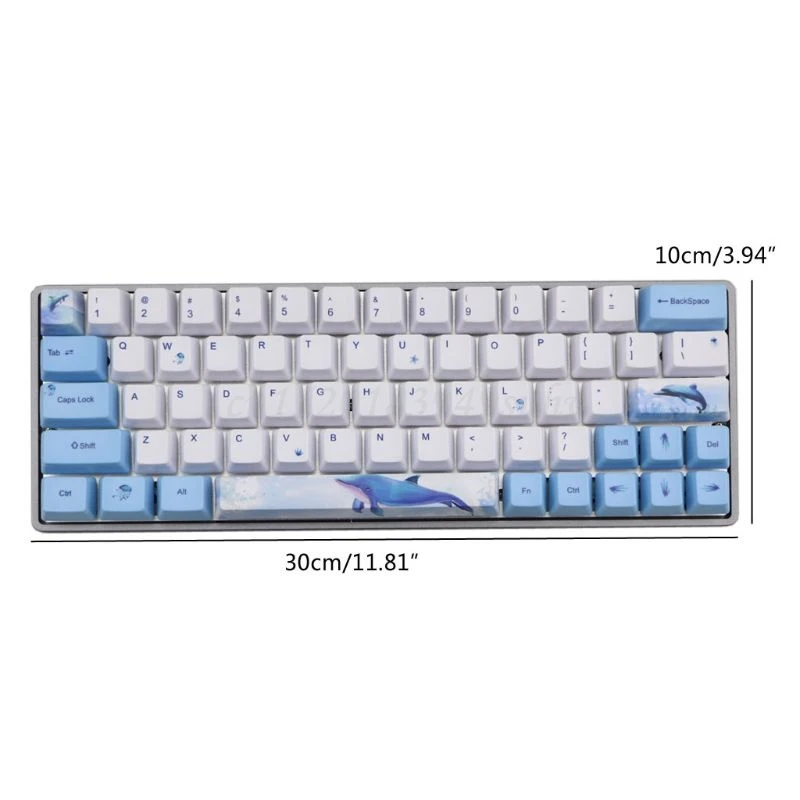 

61+11 Keys OEM PBT Keycaps Full Set Mechanical Keyboard Keycaps PBT Dye-Sublimation Cherry Keycaps