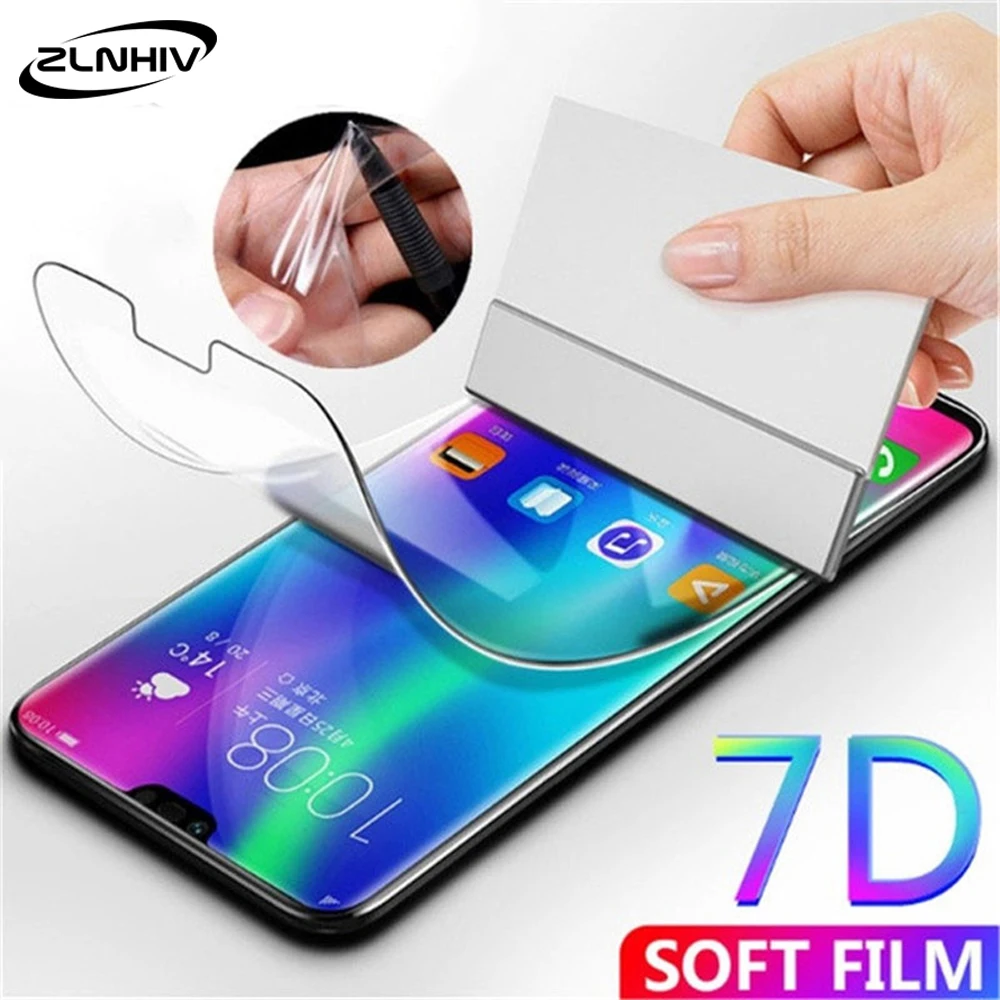 ZLNHIV мягкий полный чехол для huawei P20 P30 pro P40 lite E plus Гидрогелевая пленка телефона