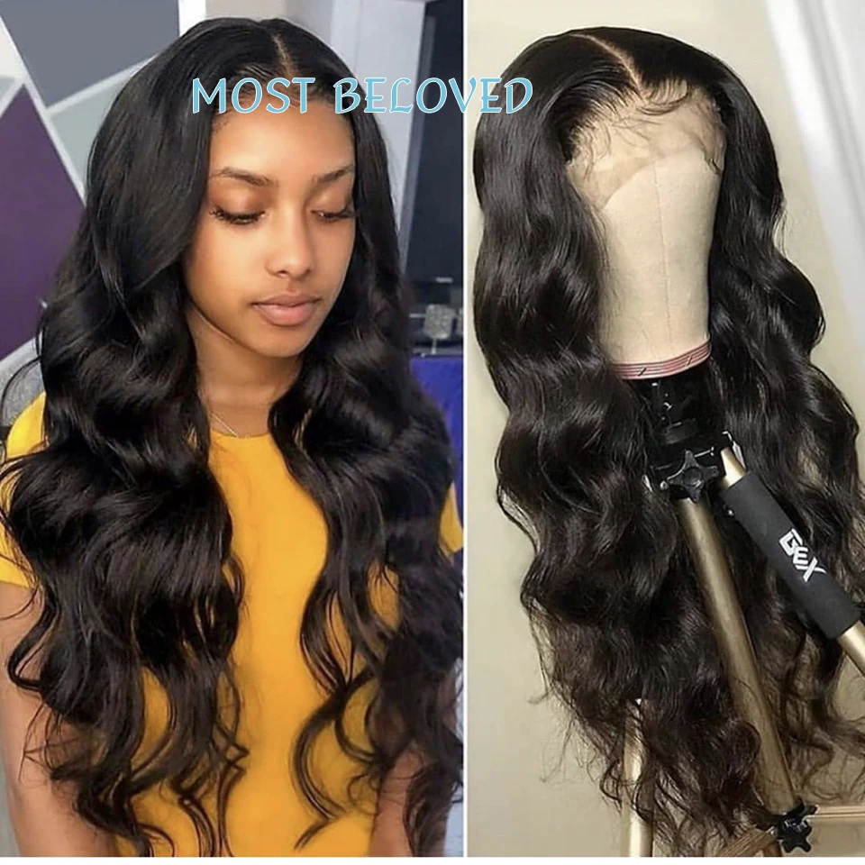 

Body Wave Lace Front Wig Transparent Lace Frontal Human Hair Wigs Part Brazilian Pre Plucked With Baby Hair Body Wave Wig