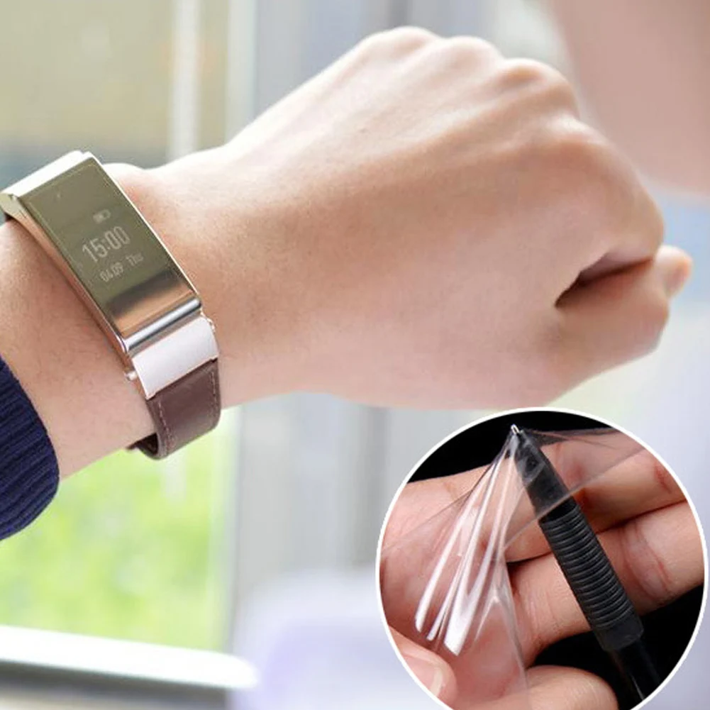 3 шт прозрачная защитная пленка для переднего экрана из ТПУ для huawei Band 3/3 Pro Smart watch защитная пленка гидрогель