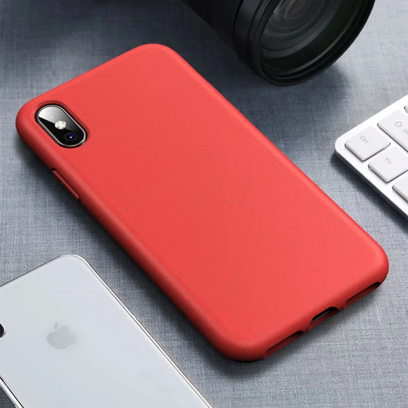 Red Чехол для iPhone 7 8 X XR чехол s iPhone 6 7 8 Plus Xs Max силиконовый тонкий матовый из ТПУ мягкий чехол для Apple iPhone 6S 7 8 XS XR - Цвет: Red