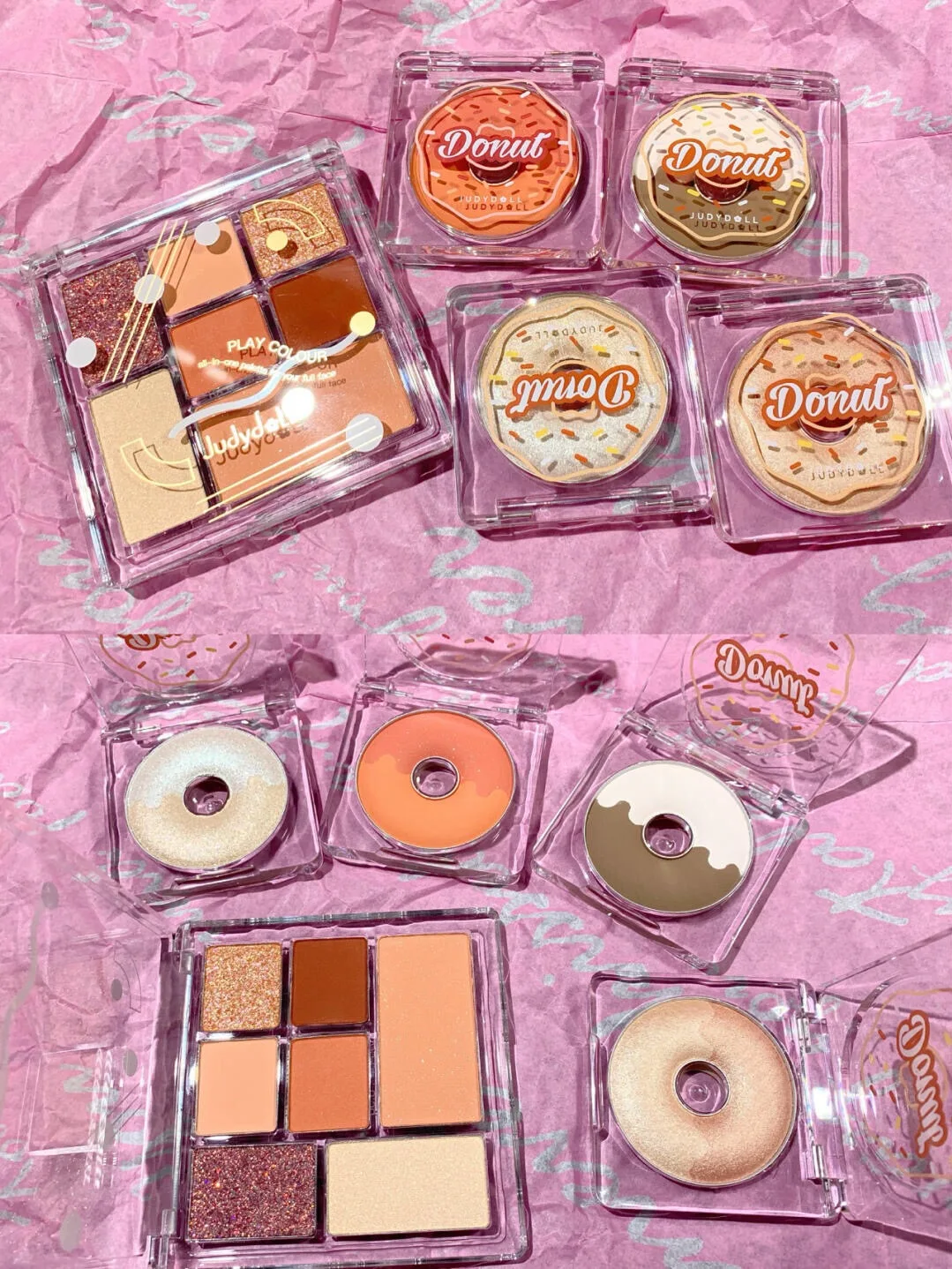 Eyeshadow Highlighter Blush Palette 7 Colors Glitter Matte Pigment Face Eye Makeup Beauty Cosmetic Easy to Wear Blusher |