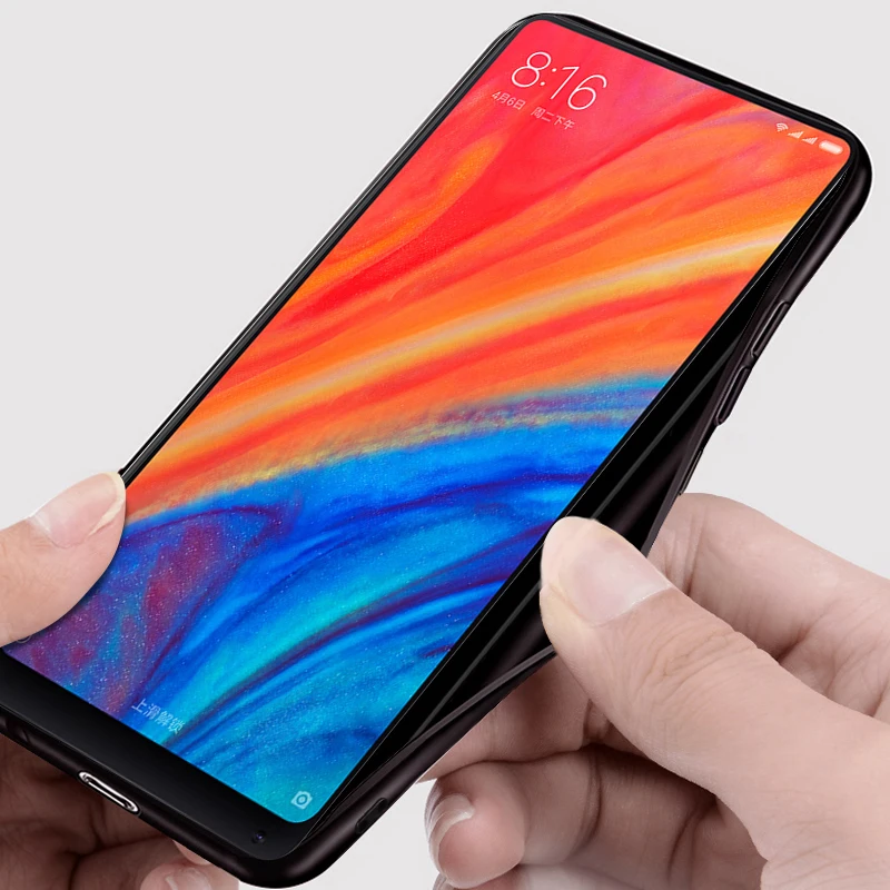 For Xiaomi Mi Mix 3 5G Case Fabric Cloth Soft Back Covers MOFi Original Mi Max 3 Mix 2s Luxury Shockproof Slim Capas Shell