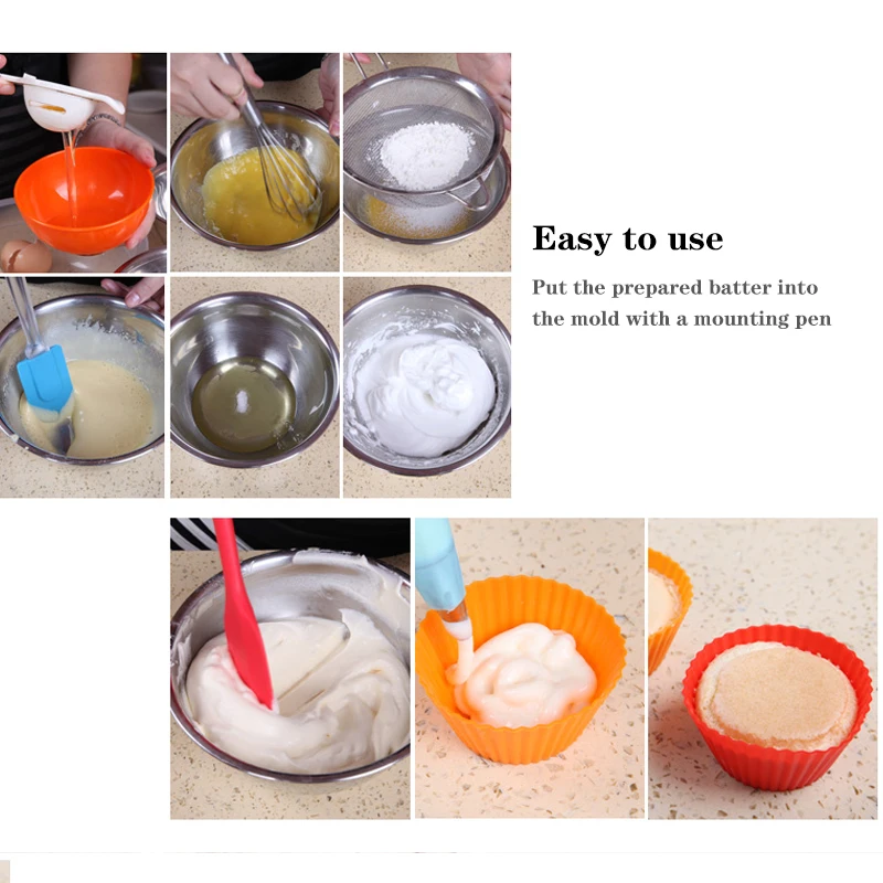 Новая силиконовая форма для тортов 6 антипригарных форм выпечки и жаропрочных