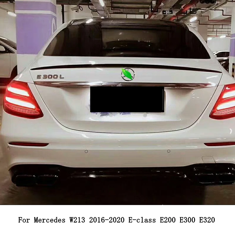 

For Benz W213 Spoiler High Quality ABS Car Rear Wing Spoiler for Benz W213 E300 E320 E260 E63 Spoiler 2015-2020