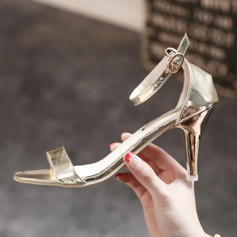 Мода 2017 г. женские сандалии Туфли на высоком каблуке Женская летняя обувь тонком