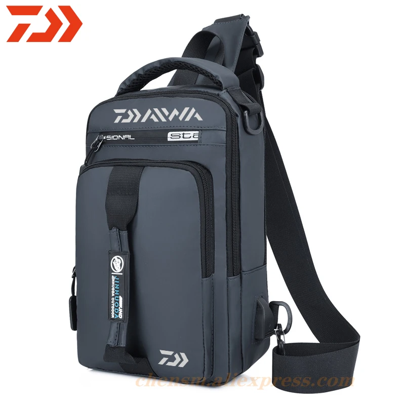 Простая сумка мессенджер Daiwa на плечо для мужчин и женщин Мужская Уличная