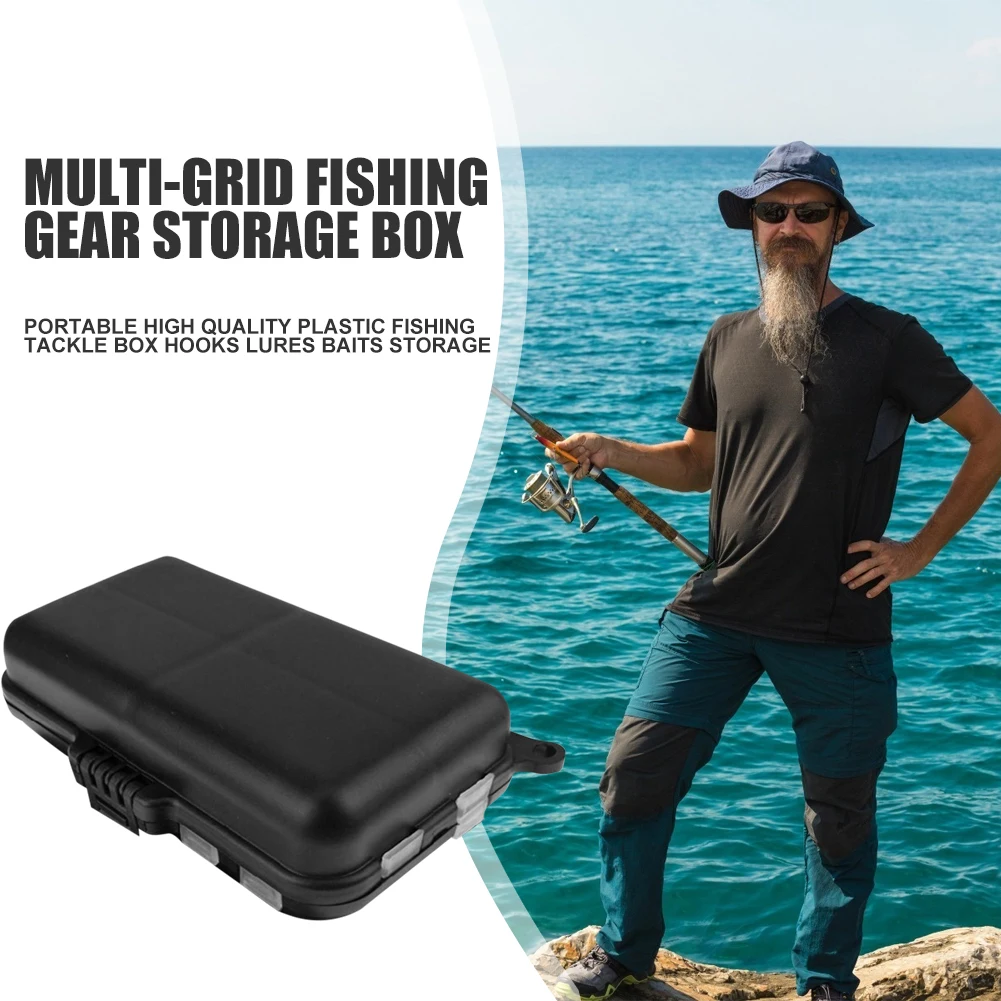 

Plastic Fishing Tackle Box Bait Lure Storage Case Multi-function Fishing Hook for Outdoor Fishing Portable Accessories
