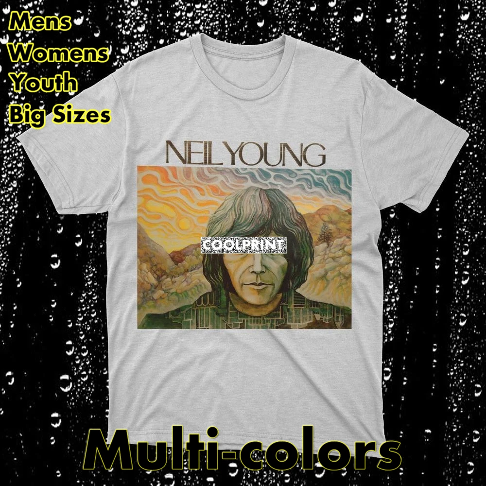 

Neil Young футболка футболки свободная Мужская Мода оригинальность Графический рубашки для мальчиков