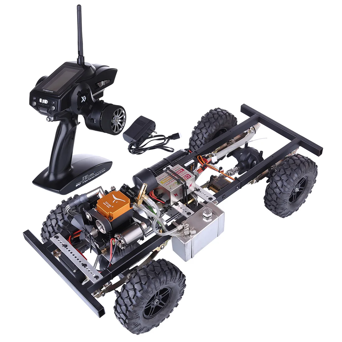 Новый горячий 1:10 DIY модифицированный бензиновый Радиоуправляемый автомобиль без