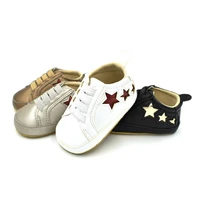 new star pu leather baby shoes sport sneakers newborn girls and boys soft sole moccasins first walkers shoes for 0 18m