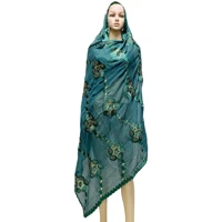 2021 new african women scarf soft cotton scarf islamic dubai women scarf soft long hijab scarf bw08
